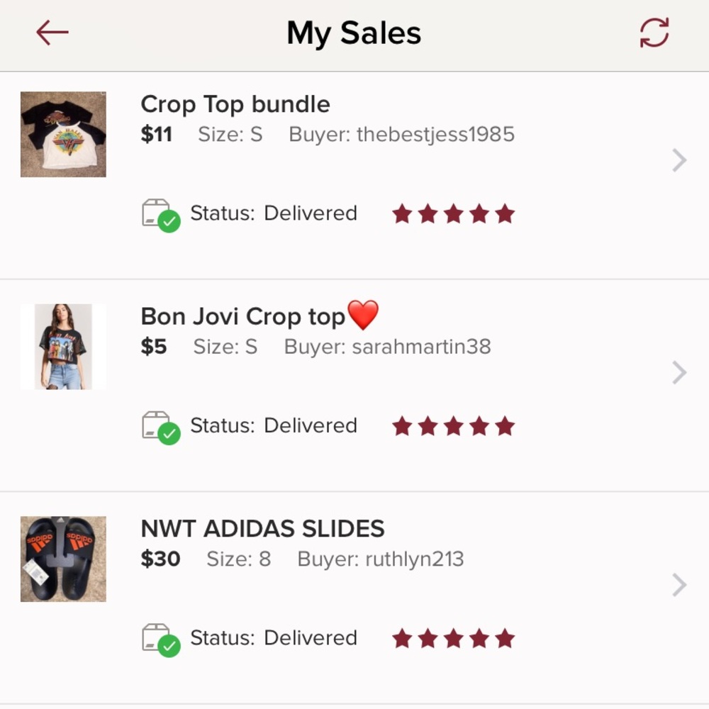 My ratings
